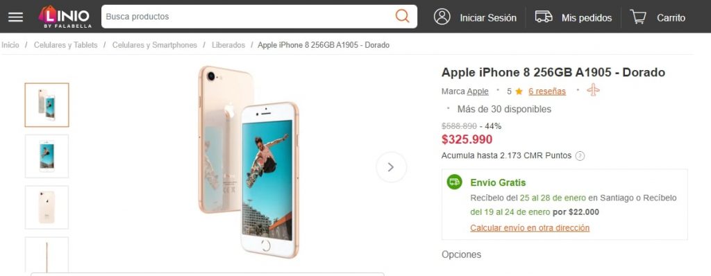 sesgo cognitivo de anclaje para comunicar el precio de un producto